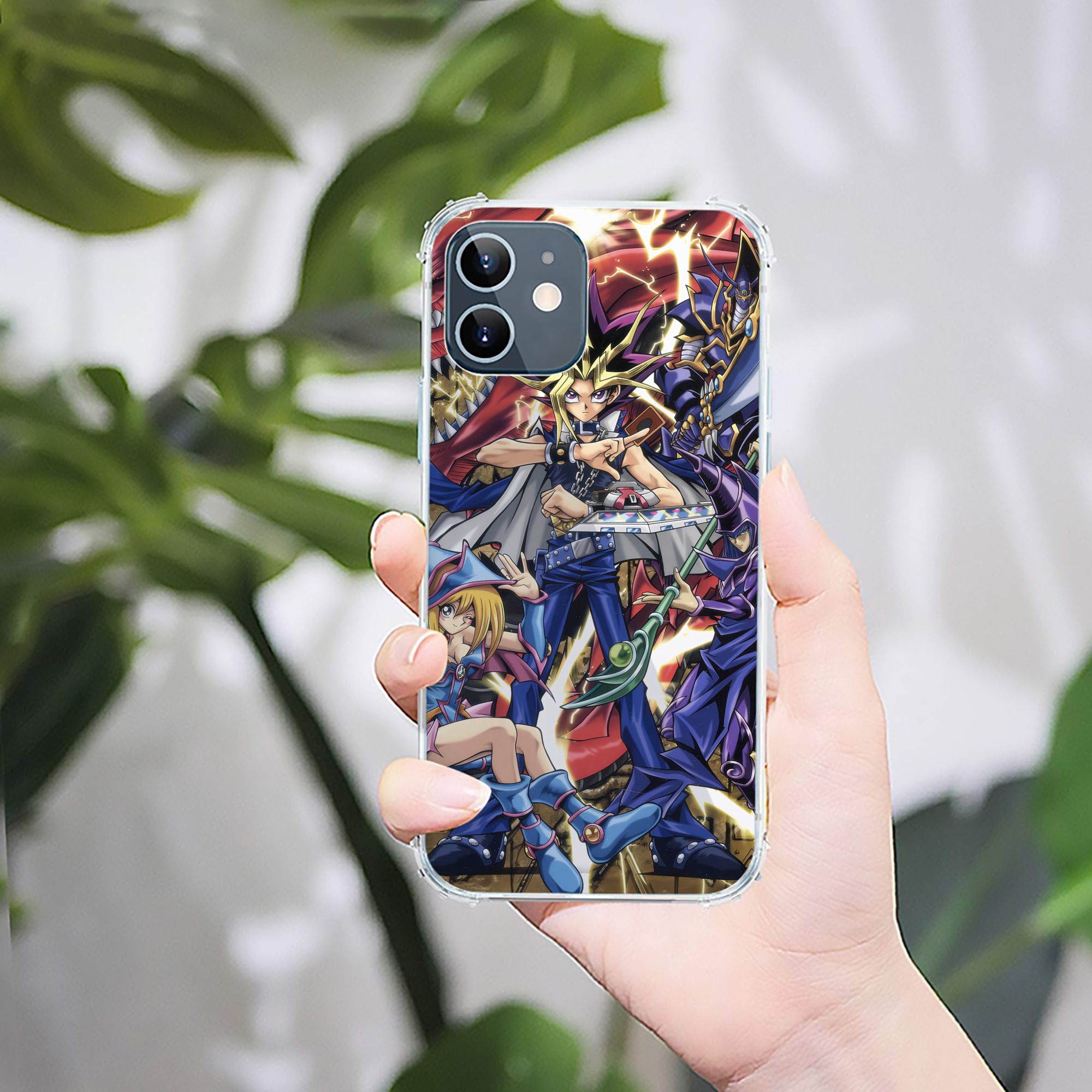 （画像用） 遊☆戯☆王 Yu-Gi-Oh! 【iPhone 12シリーズ対応】透明スマホケース（クリアソフトケース）